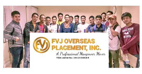 agency for abroad in cebu|FVJ OVERSEAS PLACEMENT, INC..